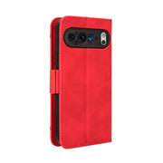 For Google Pixel 9 Skin Feel Calf Texture Card Slots Leather Phone Case(Red)