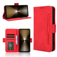 For Sony Xperia 1 VI 2024 Skin Feel Calf Texture Card Slots Leather Phone Case(Red) - Sony Cases by PMC Jewellery | Online Shopping South Africa | PMC Jewellery | Buy Now Pay Later Mobicred