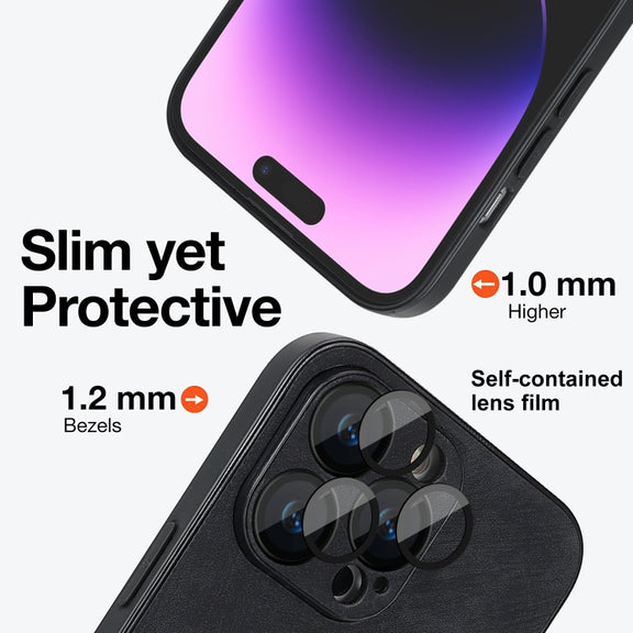 For iPhone 11 Pro Max Skin Feel Leather MagSafe Magnetic Phone Case(Black)