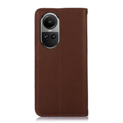 OPPO Reno10 5G / 10 Pro 5G Global KHAZNEH Nappa Top Layer Cowhide Leather Phone Case(Brown)