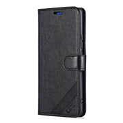 For vivo X100 5G AZNS Sheepskin Texture Flip Leather Phone Case(Black)