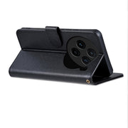 For vivo X100S AZNS Sheepskin Texture Flip Leather Phone Case(Black)