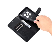 For vivo X200 Pro AZNS Sheepskin Texture Flip Leather Phone Case(Black)