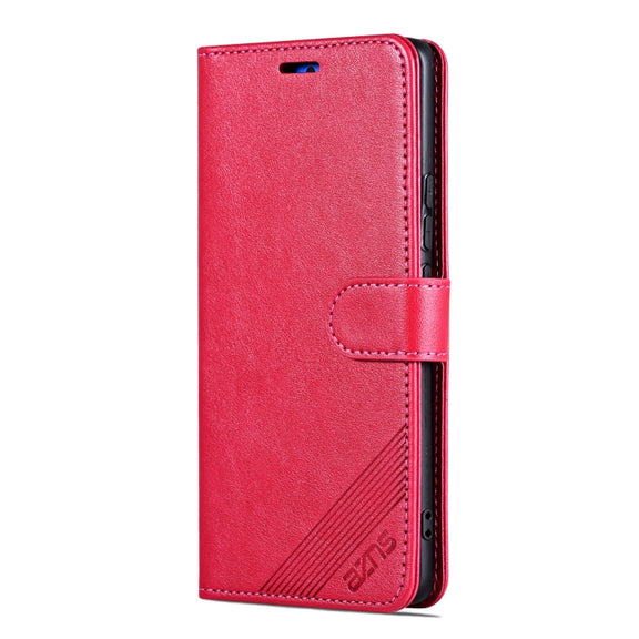 For vivo X200 AZNS Sheepskin Texture Flip Leather Phone Case(Red)