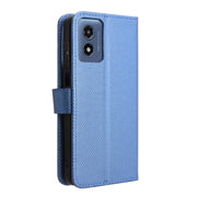 For Motorola Moto G Play 4G 2024 Diamond Texture Leather Phone Case(Blue)