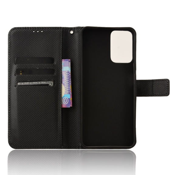 For Motorola Moto G Power 5G 2024 Diamond Texture Leather Phone Case(Black)