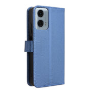 For Motorola Moto G Power 5G 2024 Diamond Texture Leather Phone Case(Blue)