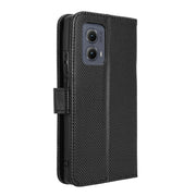 For Motorola Edge 2024 5G Diamond Texture Leather Phone Case(Black)