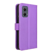 For Motorola Edge 2024 5G Diamond Texture Leather Phone Case(Purple)