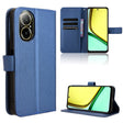 For Realme C67 4G Diamond Texture Leather Phone Case(Blue) - C67 Cases by PMC TechLife | Online Shopping South Africa | PMC TechLife | Buy Now Pay Later Mobicred