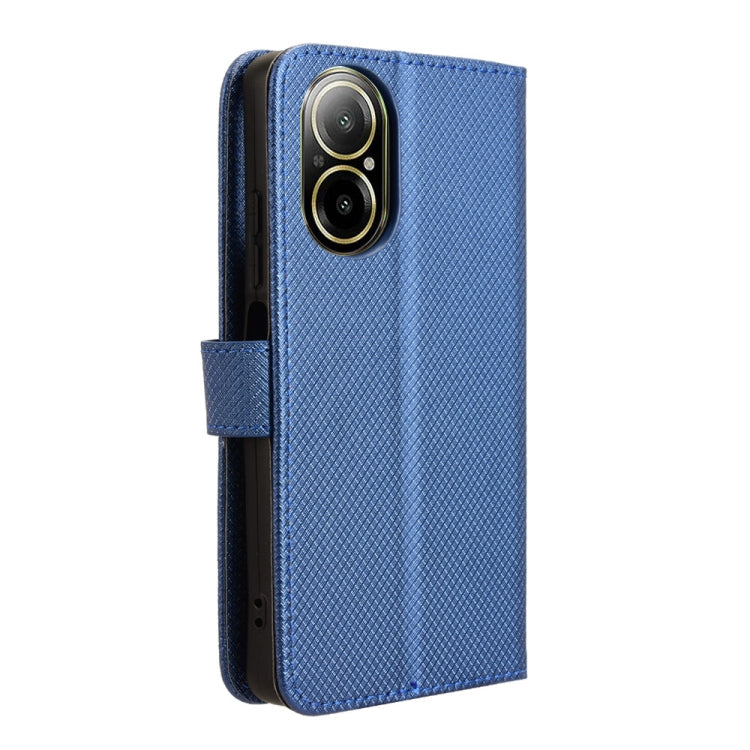 For Realme C67 4G Diamond Texture Leather Phone Case(Blue)