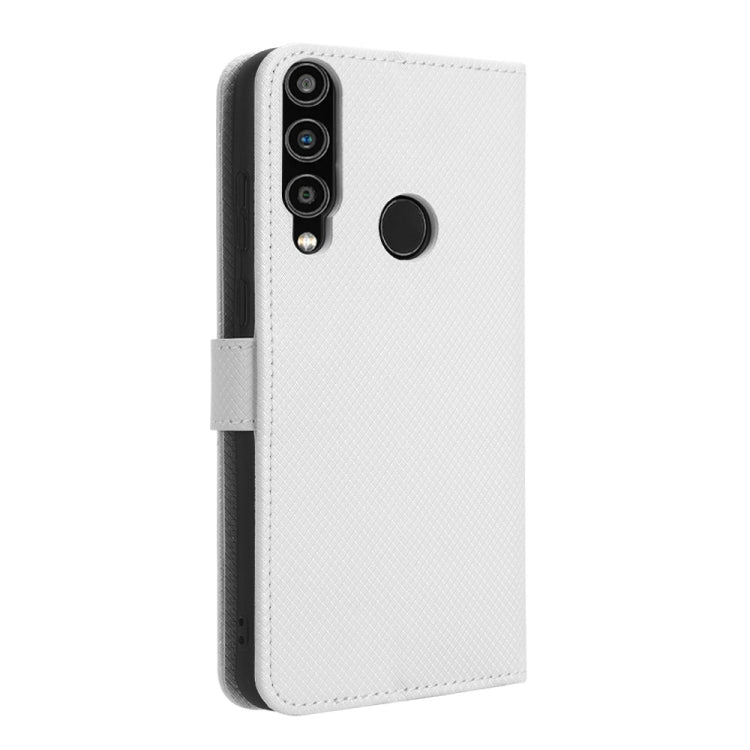 For Orbic Magic 5G R678EL Diamond Texture Leather Phone Case(White)