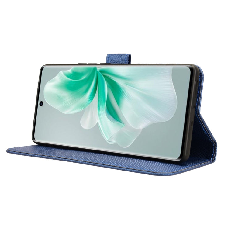 For vivo S18 5G / S18 Pro 5G Diamond Texture Leather Phone Case(Blue)