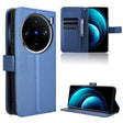 For vivo X100 Pro 5G Diamond Texture Leather Phone Case(Blue) - X100 Pro Cases by PMC TechLife | Online Shopping South Africa | PMC TechLife | Buy Now Pay Later Mobicred