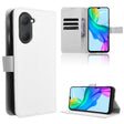 For vivo Y03 4G Diamond Texture Leather Phone Case(White) - vivo Cases by PMC TechLife | Online Shopping South Africa | PMC TechLife | Buy Now Pay Later Mobicred