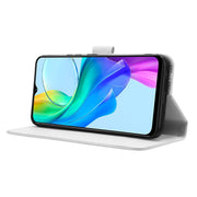 For vivo Y03 4G Diamond Texture Leather Phone Case(White)