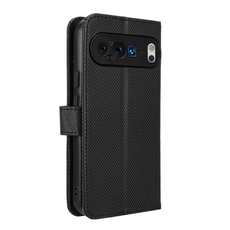For Google Pixel 9 Pro Diamond Texture Leather Phone Case(Black)