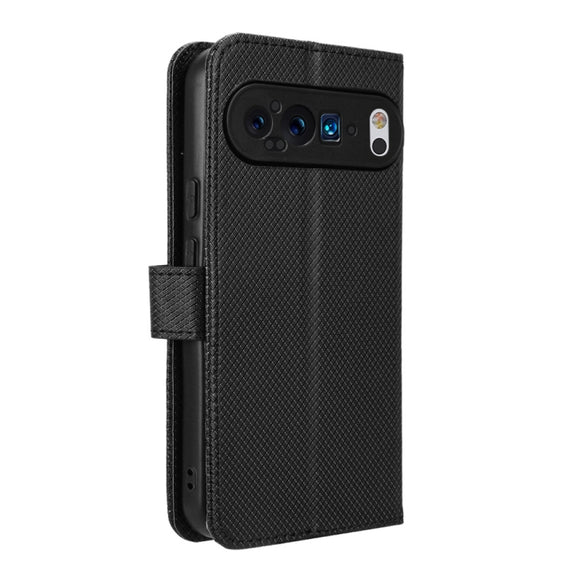 For Google Pixel 9 Pro Diamond Texture Leather Phone Case(Black)