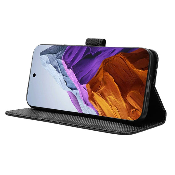For Google Pixel 9 Pro Diamond Texture Leather Phone Case(Black)