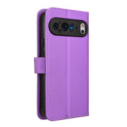 For Google Pixel 9 Pro Diamond Texture Leather Phone Case(Purple)