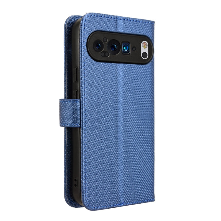 For Google Pixel 9 Diamond Texture Leather Phone Case(Blue)