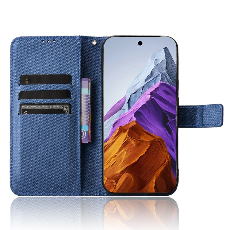 For Google Pixel 9 Diamond Texture Leather Phone Case(Blue)