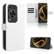 For Huawei nova Y72 4G Diamond Texture Leather Phone Case(White)