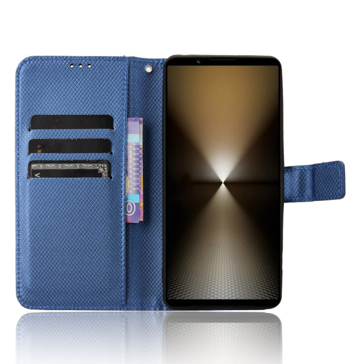 For Sony Xperia 1 VI 2024 Diamond Texture Leather Phone Case(Blue)