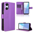 For Sony Xperia 10 VI 2024 Diamond Texture Leather Phone Case(Purple) - Sony Cases by PMC Jewellery | Online Shopping South Africa | PMC Jewellery | Buy Now Pay Later Mobicred