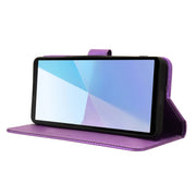 For Sony Xperia 10 VI 2024 Diamond Texture Leather Phone Case(Purple)