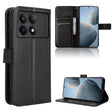 For Xiaomi Redmi K70 / K70 Pro Diamond Texture Leather Phone Case(Black) - K70 Pro Cases by PMC Jewellery | Online Shopping South Africa | PMC Jewellery | Buy Now Pay Later Mobicred