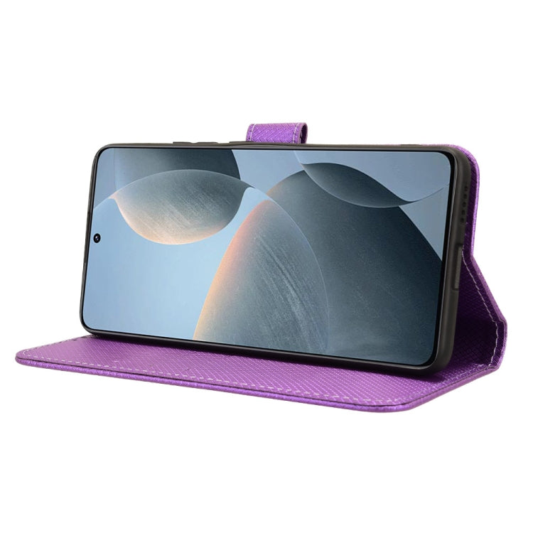 For Xiaomi Redmi K70 / K70 Pro Diamond Texture Leather Phone Case(Purple)