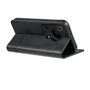 For Huawei Pura 70 Ultra AZNS Magnetic Calf Texture Flip Leather Phone Case(Black)