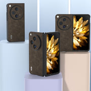 For OPPO Find N3 / OnePlus Open ABEEL Dream Litchi Texture PU Phone Case(Khaki)