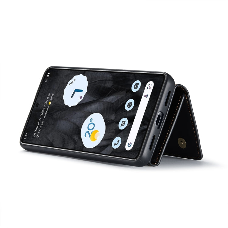 For Google Pixel 8 Pro DG.MING M1 Series 3-Fold Multi Card Wallet + Magnetic Phone Case(Black)