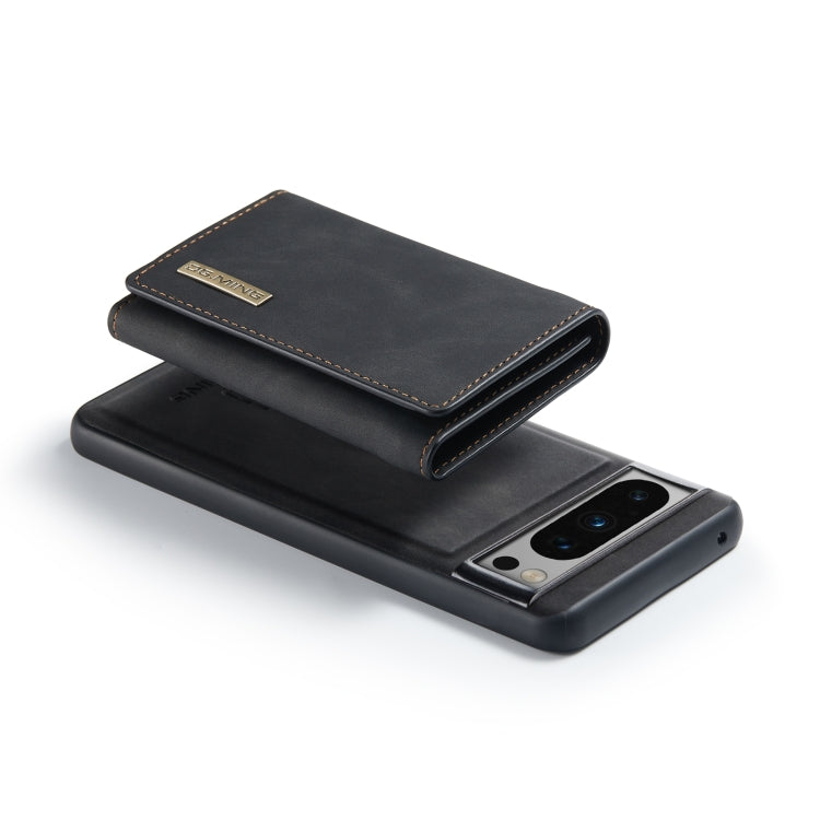 For Google Pixel 8 Pro DG.MING M1 Series 3-Fold Multi Card Wallet + Magnetic Phone Case(Black)