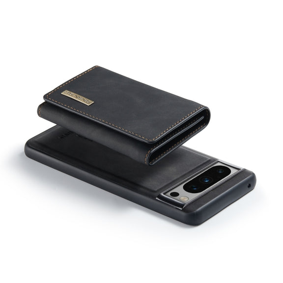 For Google Pixel 8 Pro DG.MING M1 Series 3-Fold Multi Card Wallet + Magnetic Phone Case(Black)