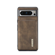 For Google Pixel 8 Pro DG.MING M1 Series 3-Fold Multi Card Wallet + Magnetic Phone Case(Coffee)