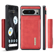 For Google Pixel 8 Pro DG.MING M1 Series 3-Fold Multi Card Wallet + Magnetic Phone Case(Red)
