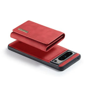For Google Pixel 8 Pro DG.MING M1 Series 3-Fold Multi Card Wallet + Magnetic Phone Case(Red)