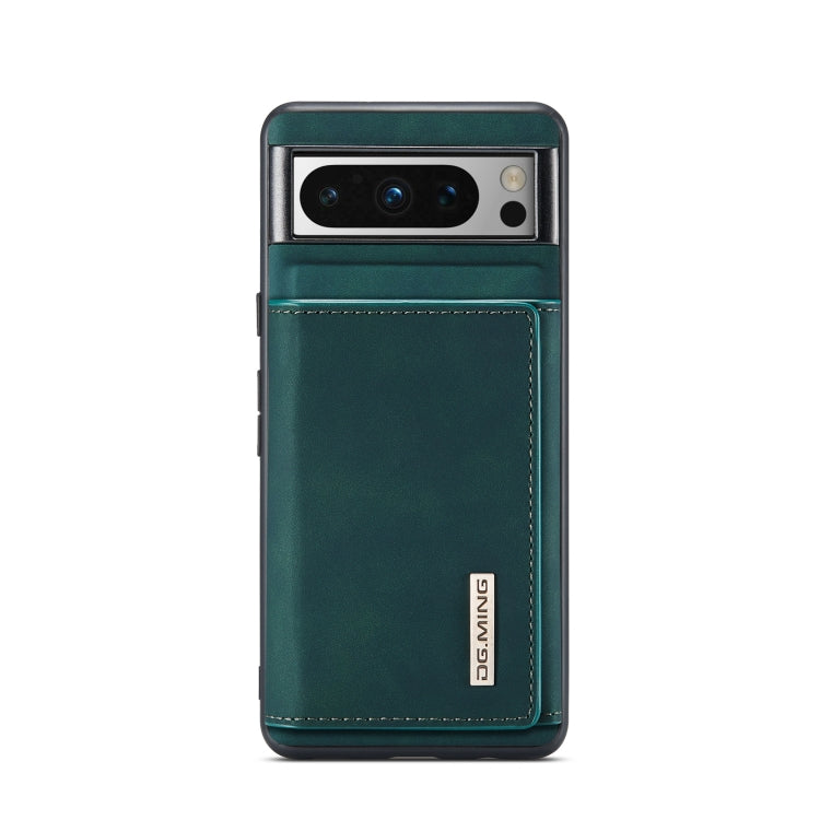 For Google Pixel 8 Pro DG.MING M1 Series 3-Fold Multi Card Wallet + Magnetic Phone Case(Green)