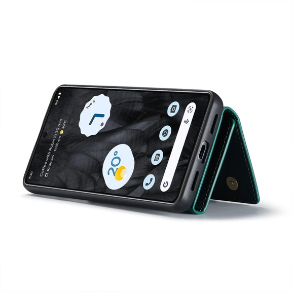 For Google Pixel 8 Pro DG.MING M1 Series 3-Fold Multi Card Wallet + Magnetic Phone Case(Green)