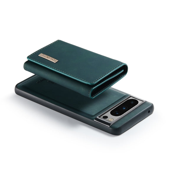 For Google Pixel 8 Pro DG.MING M1 Series 3-Fold Multi Card Wallet + Magnetic Phone Case(Green)