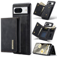For Google Pixel 8 DG.MING M1 Series 3-Fold Multi Card Wallet + Magnetic Phone Case(Black) - Google Cases by DG.MING | Online Shopping South Africa | PMC TechLife | Buy Now Pay Later Mobicred