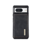 For Google Pixel 8 DG.MING M1 Series 3-Fold Multi Card Wallet + Magnetic Phone Case(Black)