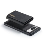 For Google Pixel 8 DG.MING M1 Series 3-Fold Multi Card Wallet + Magnetic Phone Case(Black)