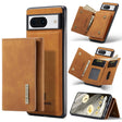 For Google Pixel 8 DG.MING M1 Series 3-Fold Multi Card Wallet + Magnetic Phone Case(Brown) - Google Cases by DG.MING | Online Shopping South Africa | PMC TechLife | Buy Now Pay Later Mobicred
