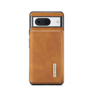 For Google Pixel 8 DG.MING M1 Series 3-Fold Multi Card Wallet + Magnetic Phone Case(Brown)