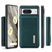For Google Pixel 8 DG.MING M1 Series 3-Fold Multi Card Wallet + Magnetic Phone Case(Green)