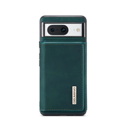 For Google Pixel 8 DG.MING M1 Series 3-Fold Multi Card Wallet + Magnetic Phone Case(Green)